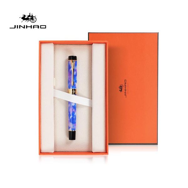 

fountain pens luxury jinhao 100 pen century pink acrylic spin gold elegante ink business office supplies