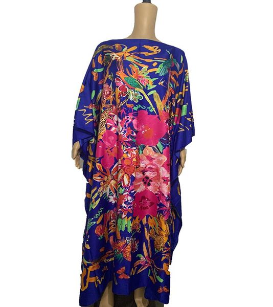 

ethnic clothing kaftan silk bohemian women maxi dresses size 130cm x 130 cm traditional printed dubai muslim abaya robe african, Red