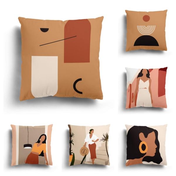 

cushion/decorative pillow home decor pillowcase 45*45cm printing cushion cover 60x60cm nordic ins style 40x40 autumn living room decoration