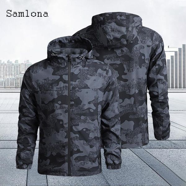 

men's jackets fashion hoodie men casual slim 2021 spring autumn long sleeve coats zipper jacket mens outdoor camouflage outerwear, Black;brown