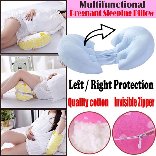 

pillow u type pregnant women belly support side sleepers home accessories