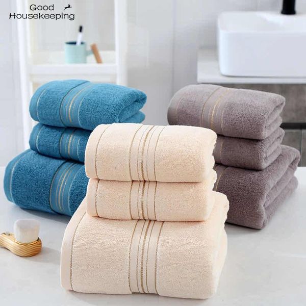 

towel 3-piece luxury family towel, beach sauna five-star el set