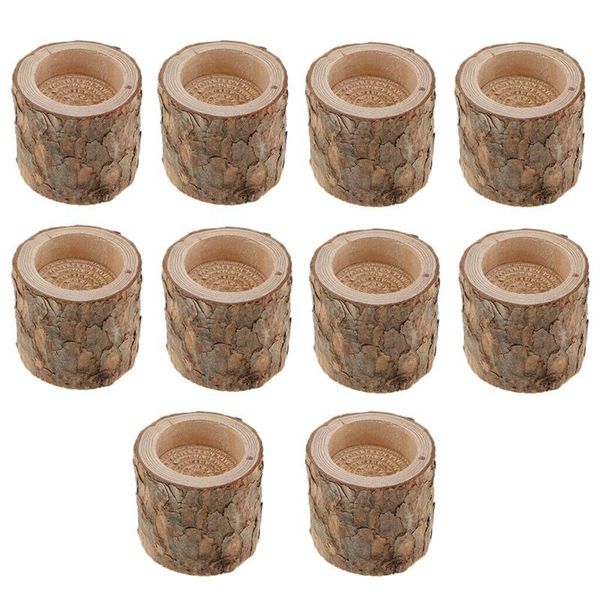 

10pcs rustic candle holder tealight candlestick wedding home decor holders