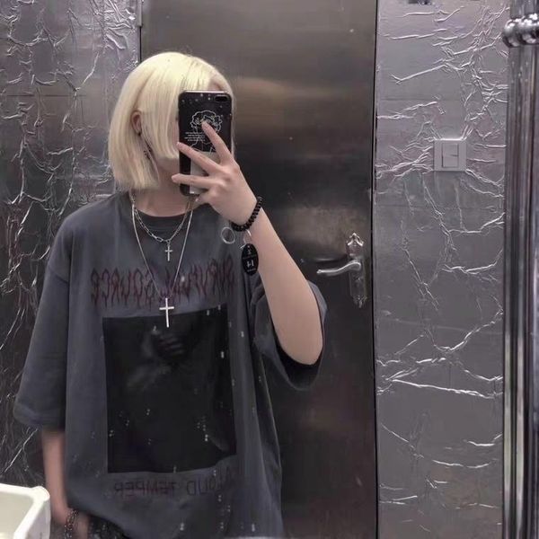 

chains hip indifference personality hop multi layer pendant for male couple cross tag necklace sweater chain, Silver