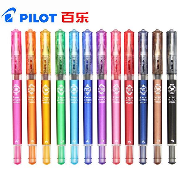 

gel pens pilot lhm-15c4 hi-tec-c maica 0.4mm extra fine tip colorful water-based ink needle pen diamond cap
