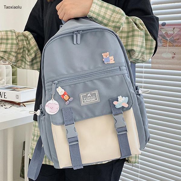 

backpack classic fashion women backpacks kawaii bookbag for girl school bag cute waterproof nylon student lapmochila female rucksack