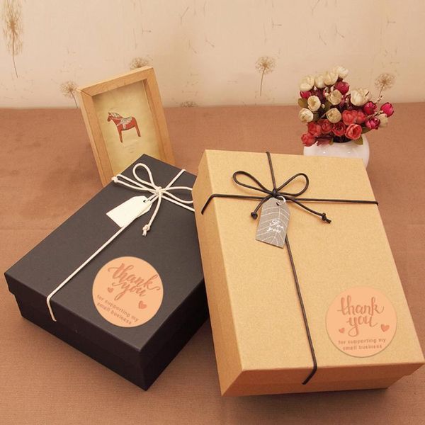 

gift wrap 500pcs pretty gold label paper/each sticker sealed package christmas decoration