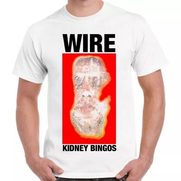 

wire kidney bingos punk retro t shirt 2065, White;black