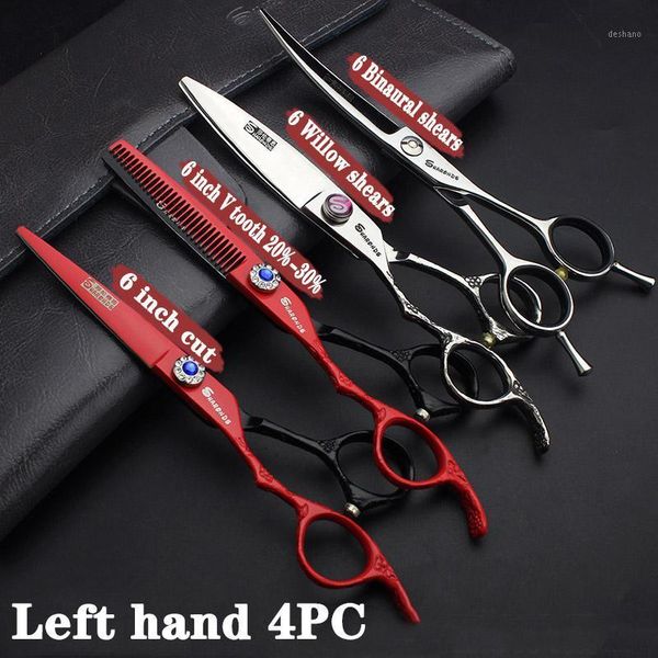 

inch left hand scissors hair set precision barber shop hairdressing supplies hairdresser's haircuts1