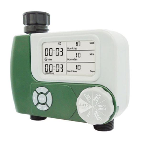 

watering equipments digital hose faucet timer outdoor automatic sprinkler system irrigation controller with 2 outlet for garden plants