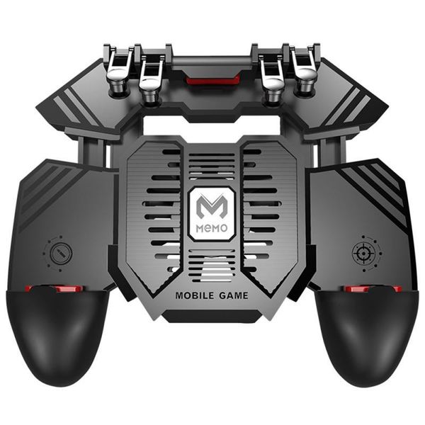 

game controllers & joysticks 6 finger portable trigger joystick sensitive without delay ergonomic design controller grip with large cooler f