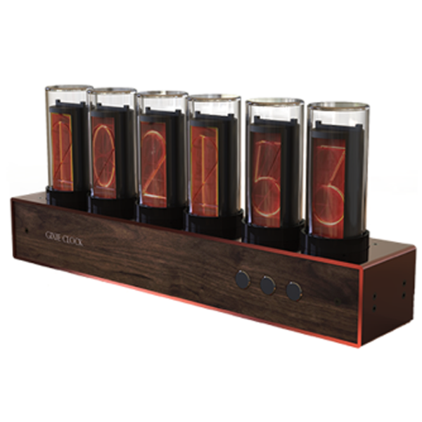 

desk & table clocks gixie glow light analog tube clock retro led color change super bright digital