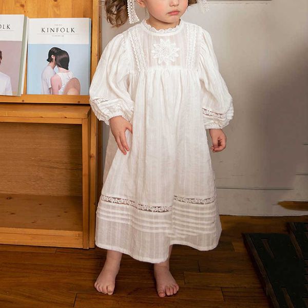 

girls sweet cute round collar children's casual whitedrnew girls 2021fashion tutu dresses and loose cosy baby kids clothes x0803, Red;yellow