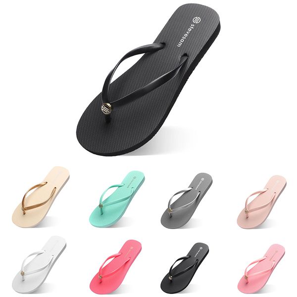 

women slippers fashionslippers flip flops beach l indoor slipper triple black pink white lemon green grey navy womens shoes three