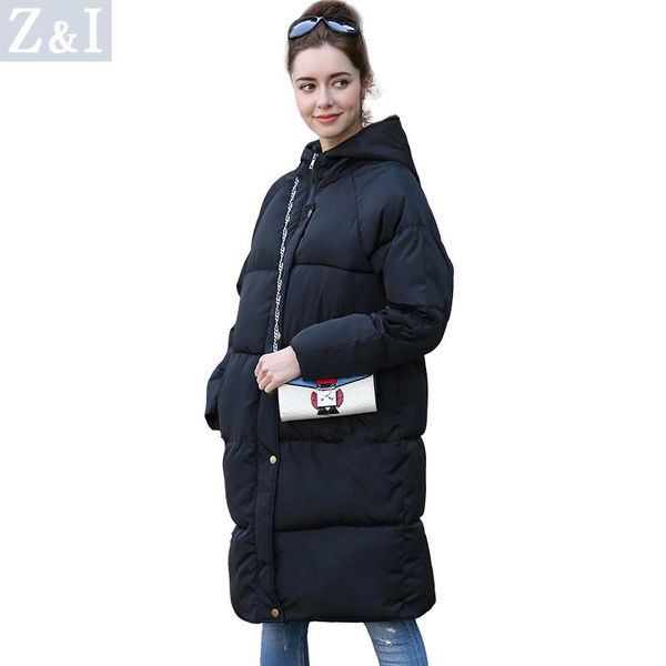 

women's trench coats even hat thickening will code bread serve cotton-padded clothes woman long fund overknee ma'am jacket, Tan;black