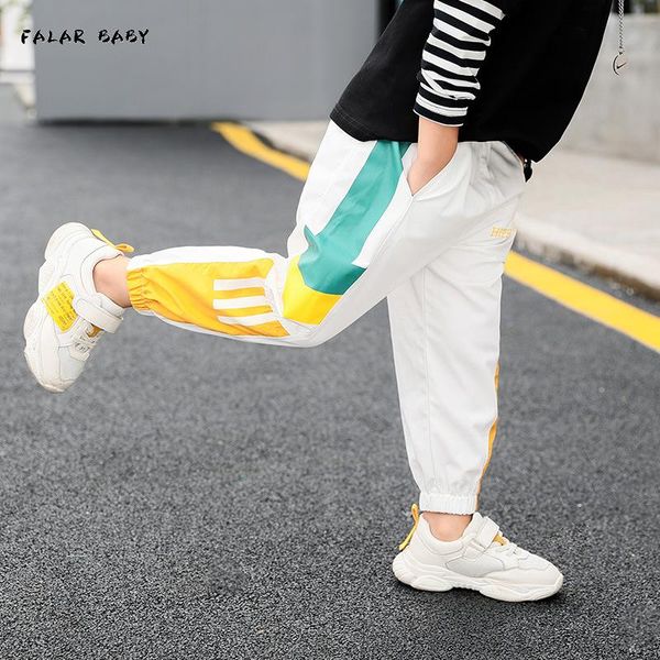 

children's wear boys autumn casual sports pants korean big handsome trousers, Blue