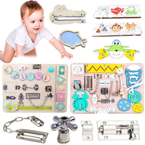 

Baby Busy Board Diy Accessories Material Duck Slide Busyboard Early Childhood Education Wooden Toys Scrapbook Puzzle Supplies