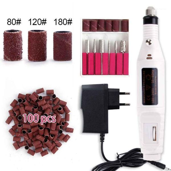 

professional apparatus for electric manicure machine nail drill bits set pedicure art ceramic cutters machine1
