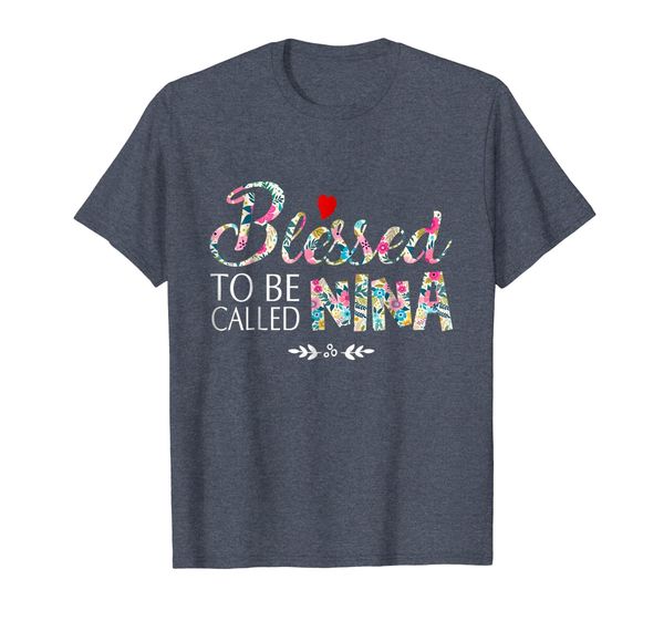 

Womens Blessed To Be Called Nina Tshirt, Mainly pictures