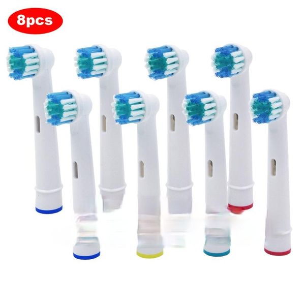 

8x replacement brush heads for electric toothbrush fit advance power smart