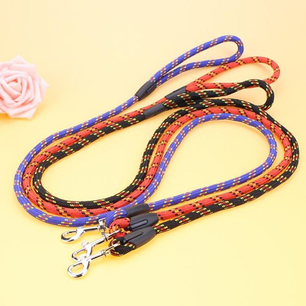 

dog collars & leashes pet leash reflective strong long with comfortable padded handle heavy duty training durable nylon rope