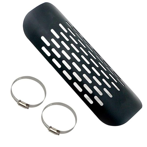 

motorcycle exhaust system muffler pipe iron heat insulation protector durable cover