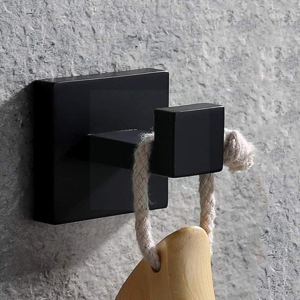 

towel racks rack four-piece black bar set bathroom hardware pendant y3k0