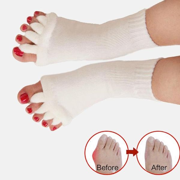 

clothing & wardrobe storage 1pair five toe socks ortics separators for correction ectropion toes bunion corrector orthopedic hallux valgus p
