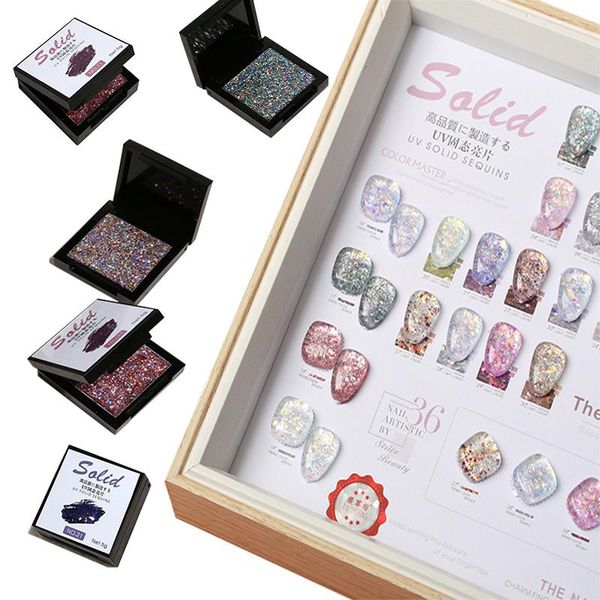 

nail gel sofe's glitter polish set - 36 colors super kit art design for manicure diy, Red;pink