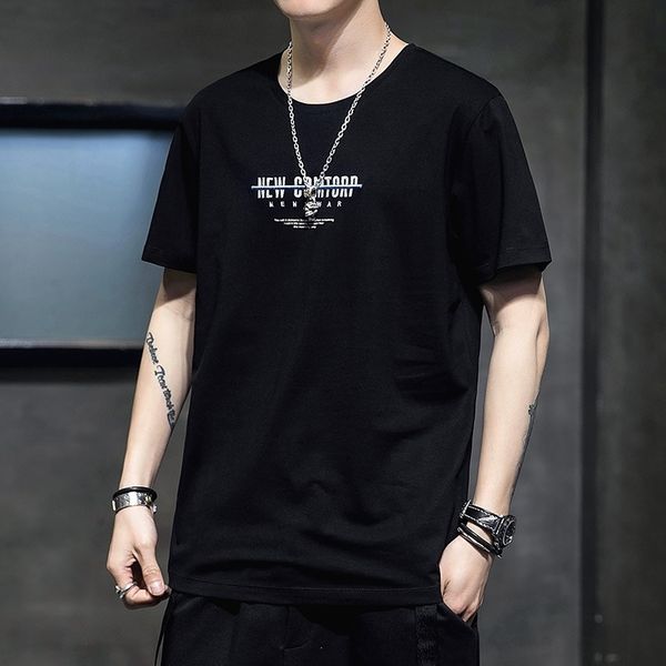 

arhs long sleeve t-shirts) sweater t-shirt autumn men's body men's clothes korean fashion short half sleeve bottomed sweater, White;black