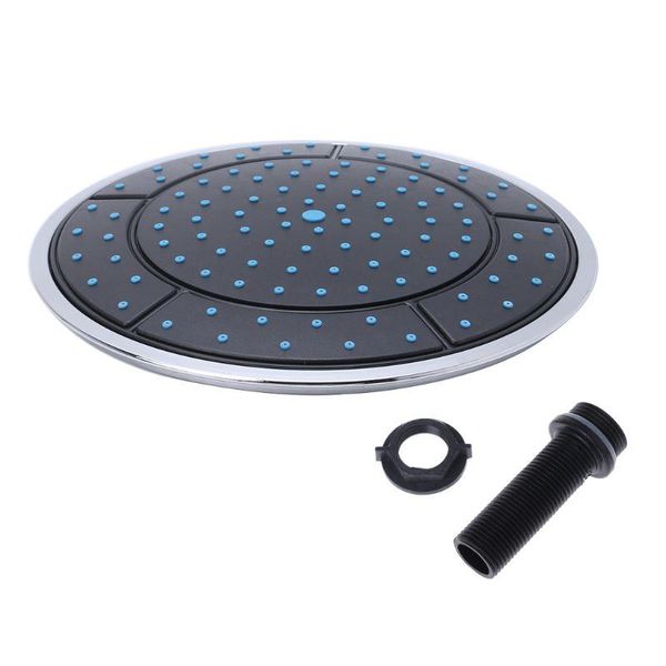 

bathroom shower heads round shape head straight screw rainfall showering sprayer g1/2"