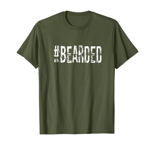 

#Bearded Beard Hashtag T-Shirt for Bearded Men, Mainly pictures