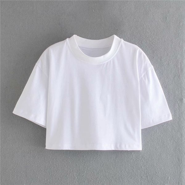 

women's sweaters summer women casual short sleeve za white t-shirts girls o-neck black cotton tee chic lady solid loose zonj, White;black