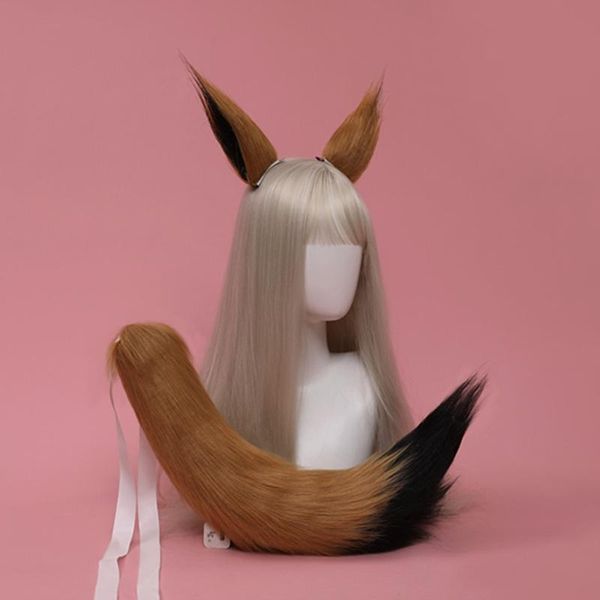 

other event & party supplies lolita plush hairpin ears headband tail set furry hairband cute headpiece anime fancy dress cosplay accessories