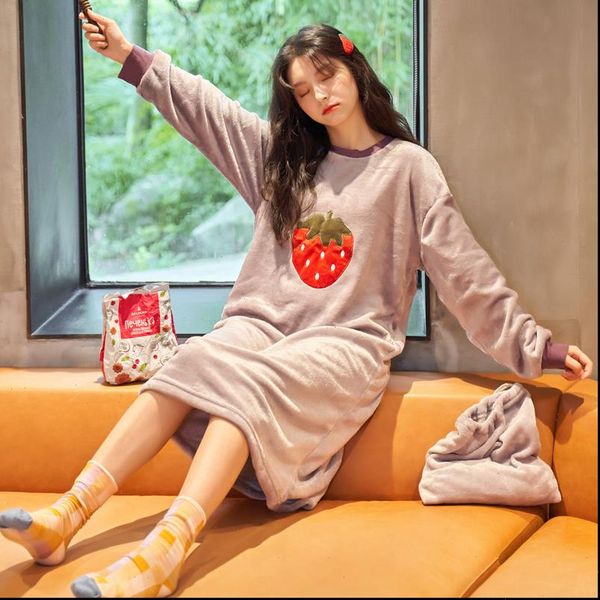 

nightgowns summer cartoon nighdresss women sleepwear sling sleepshirt cute girl teenger homewear pijama nightwear with chest pad, Black;red