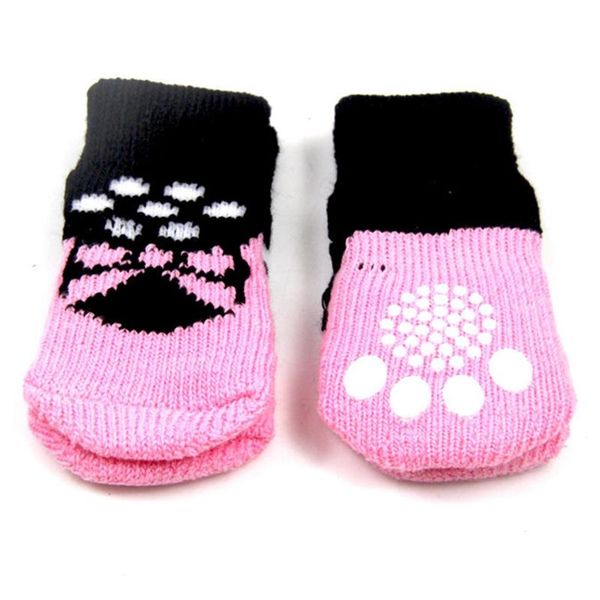 

pairs dog christmas socks warm non-slip lovely soft wool clothes apparels for dogs cats apparel