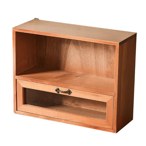 

storage drawers 1pc retro wooden deskorganizer durable jewelry with drawer