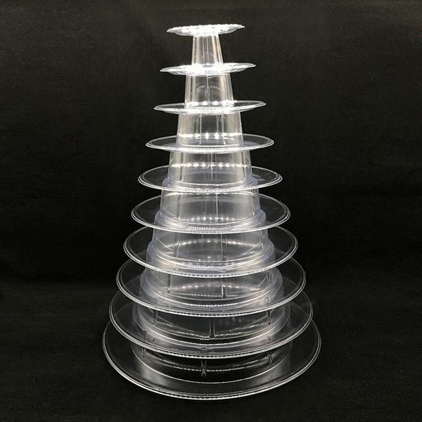 

other bakeware 10 tier tower macaron display stand round cake pvc tray birthday wedding rack decorating tools