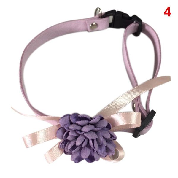 

dog collar pet cat puppy flowers decoration necklace adjustable collars 669 & leads