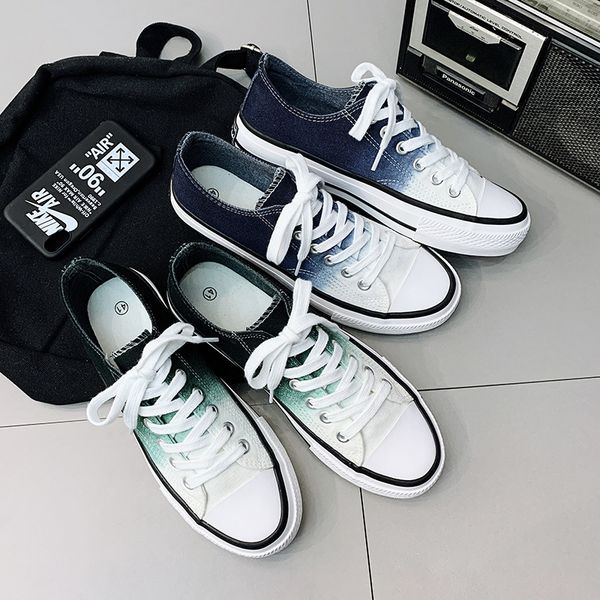 

canvas sneakers womens casual vulcanized shoes high-flat rainbow students lightweight breathable tennis sports couple shoes