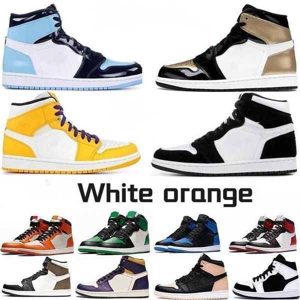 

2021 1s high basketball shoes ow university blue unc the ten obsidian og fearless chicago black mocha sneakers sport shoe trainers