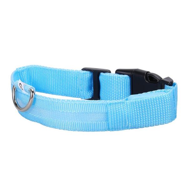 

dog collars & leashes led light pet ring luminous collar cat charging personalized adjustable neck wear for dogs