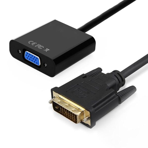 

dvi-d 24+1 source to vga female adapter converter cable fit for pc monitor hdtv cb0505 video cables & connectors