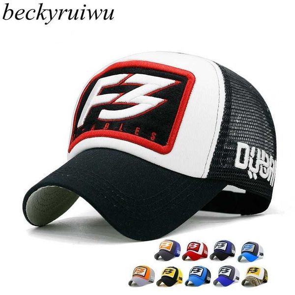 Beckyruiwu 2021 Мода Новый хип-хоп Snapback Caps Caps Взрослые летние сетки Trucker Hats для женщин мужчины Casquette Cool Bayball Hat Cap Q0911