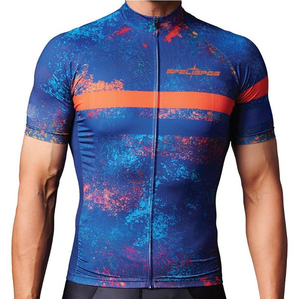 

racing sets cycling jersey mens aero training bicycle lightweight mtb bike clothing wear shirt kit, Black;blue