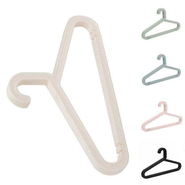 

laundry bags 5pcs/lot wardrobe storage hangers seamless household plastic multi-function non-slip sling hanging clothes drying rack