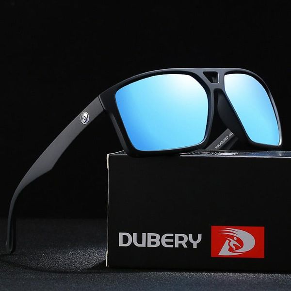 

outdoor eyewear dubery oversized luxury polarized sunglasses men women square brand designer mirror driving gafas hombre