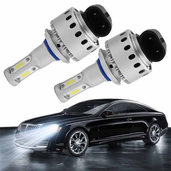 

car headlights icoco 2021 2pcs 9006 cob chip driving set 12000lm 6000k led headlight bulbs conversion kit car-styling