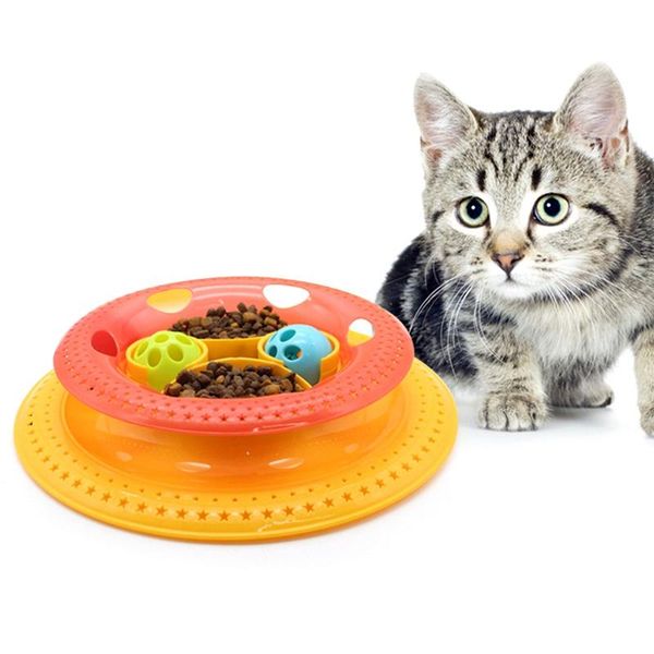 

cat toys dorakitten funny turntable toy roller large interactive nonslip puzzle kitten with balls