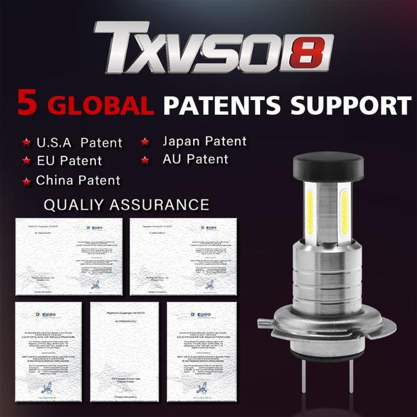

car headlights fog led set replacement 2pcs accessories m7/h7 high/low beam